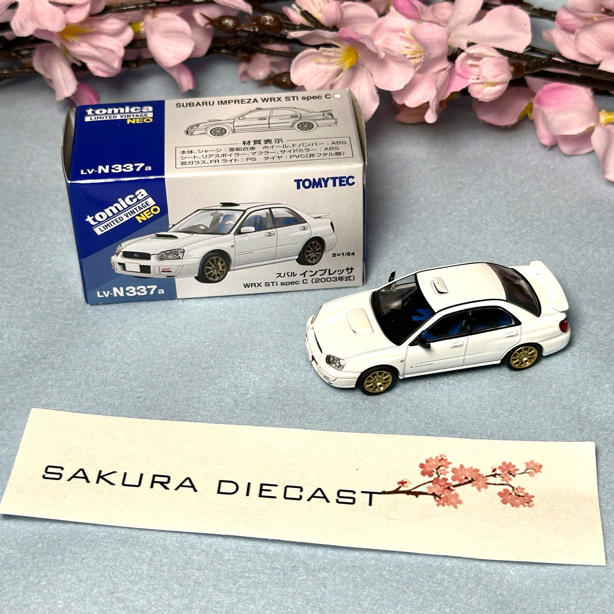 1/64 Tomica Limited Vintage Neo Subaru Impreza WRX STI Spec C