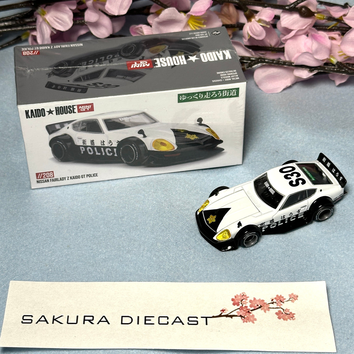 1/64 Mini GT Kaido-House Nissan Fairlady Z Kaido GT Police 208