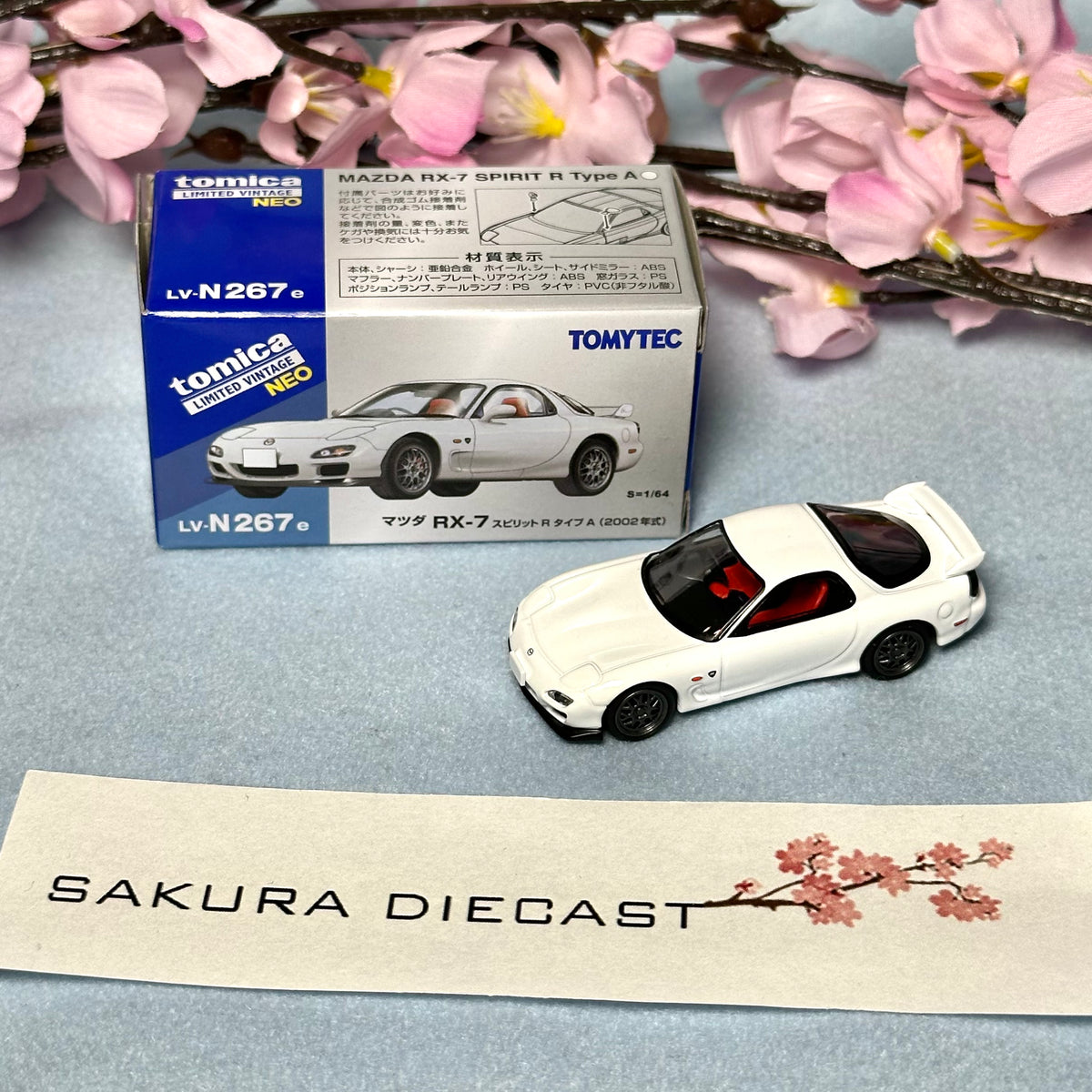 1/64 Tomica Limited Vintage Neo Mazda RX-7 RX7 FD3S Spirit R