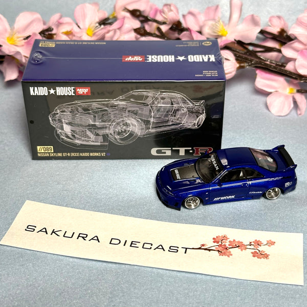 1/64 Mini GT Kaido-House Nissan Skyline GTR GT-R R33 089