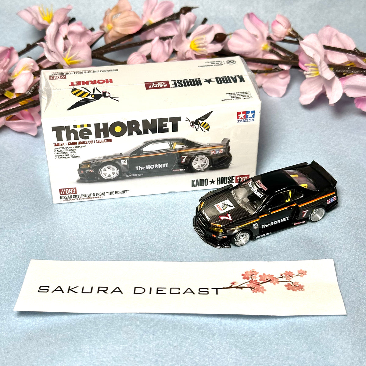 1/64 Mini GT Kaido-House Nissan Skyline GTR GT-R R34 093 (The 1/64 Mini GT Kaido-House Nissan Skyline GTR GT-R R34 093 (The