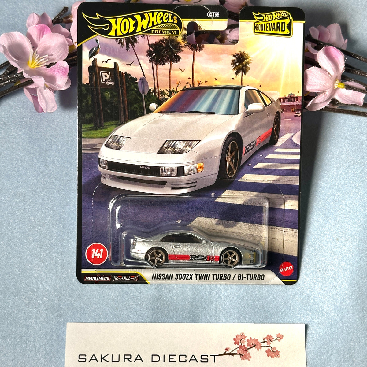 1/64 Hot Wheels Boulevard - Nissan 300ZX Twin Turbo – Sakura Diecast