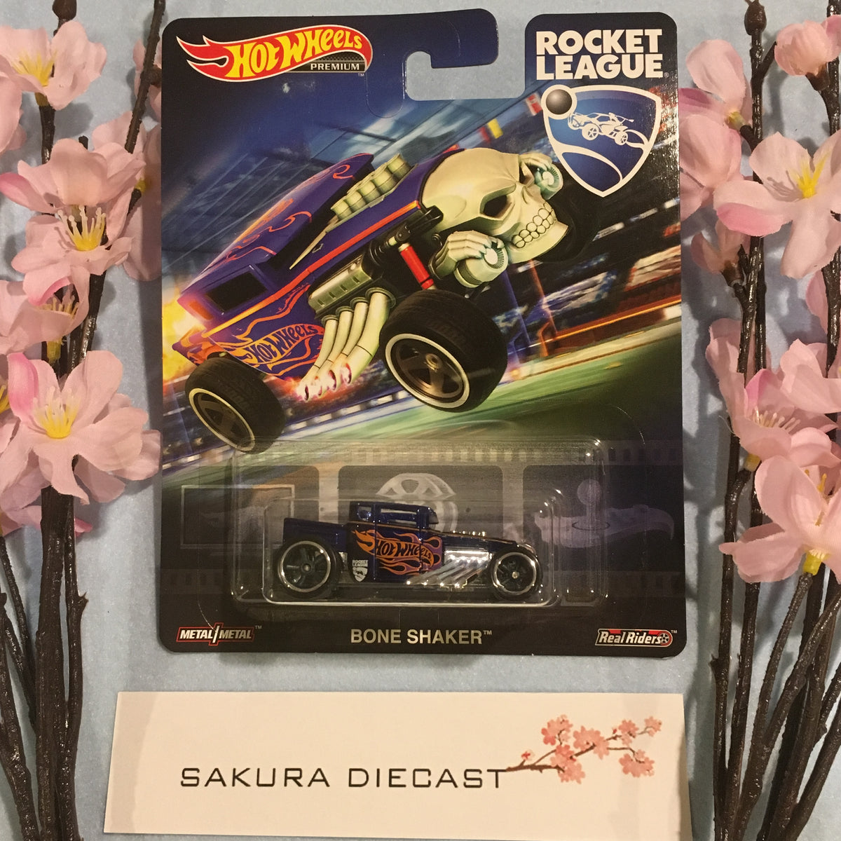 1 64 Hot Wheels Premium Rocket League Bone Shaker Sakura Diecast