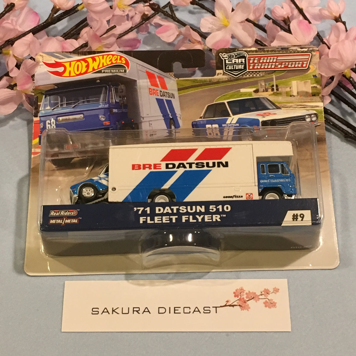 Hot wheels team transport top datsun