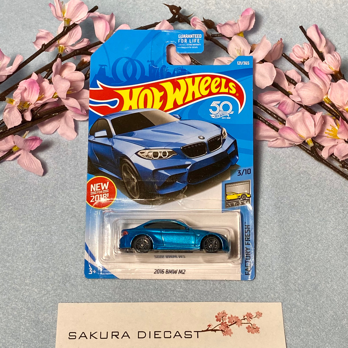 1 64 Hot Wheels 2016 BMW M2 Sakura Diecast