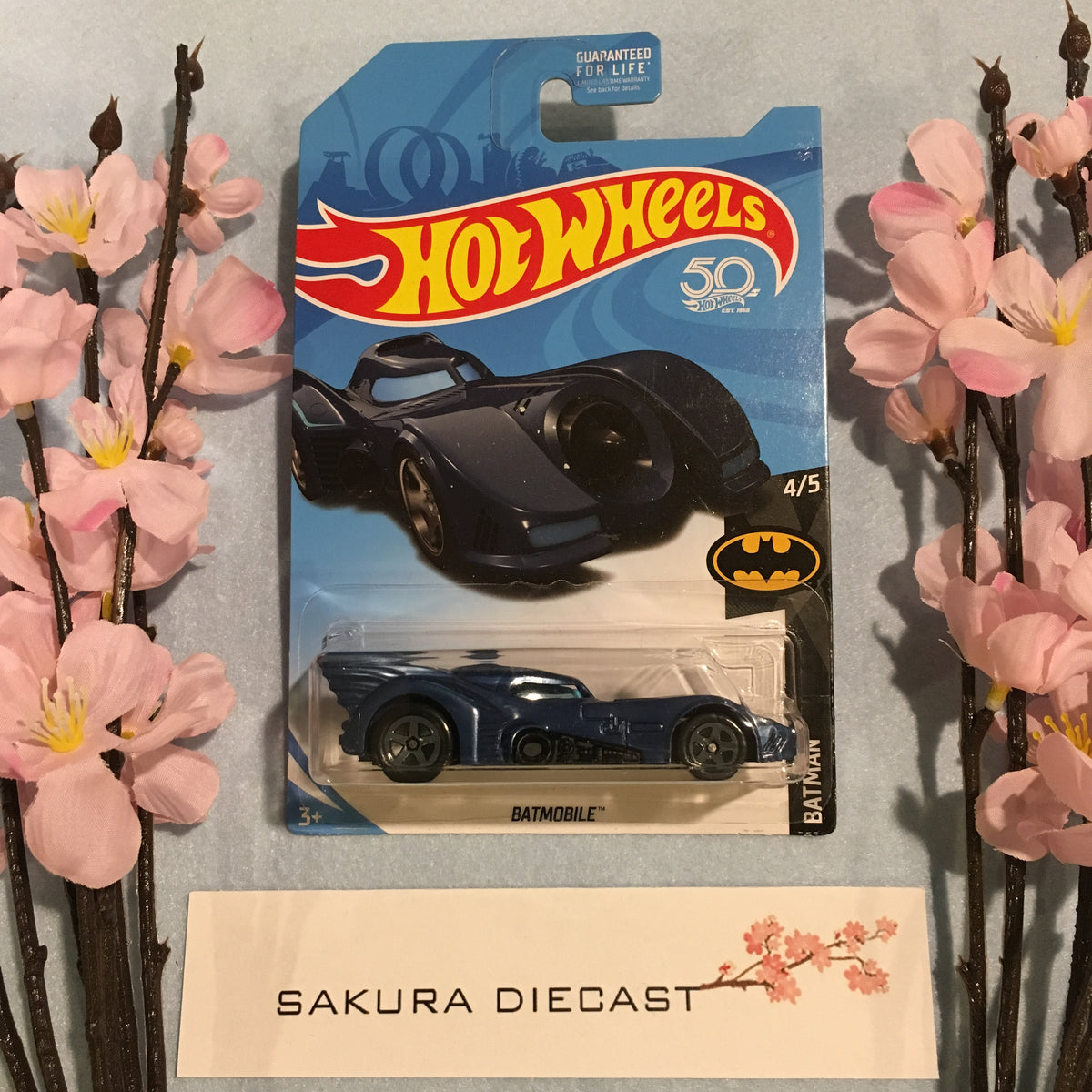 1 64 Hot Wheels Treasure Hunt Batmobile Batman Batman Returns Sakura Diecast