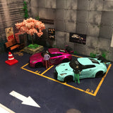 1/64 Japanese-style Parking Lot diorama