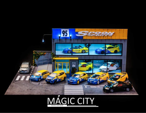 1/64 Magic City Spoon Sports Double Level Diorama Kit