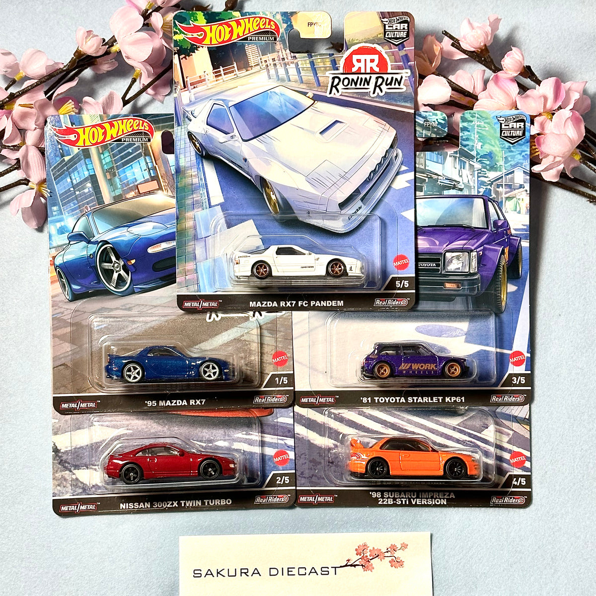 1/64 Hot Wheels Car Culture - Ronin Run set – Sakura Diecast 1/64 Hot Wheels Car Culture - Ronin Run set – Sakura Diecast
