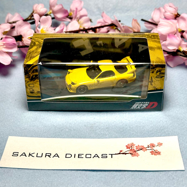 1/64 HobbyJapan Mazda RX-7 RX7 FD3S Keisuke Takahashi Initial D Diorama Set