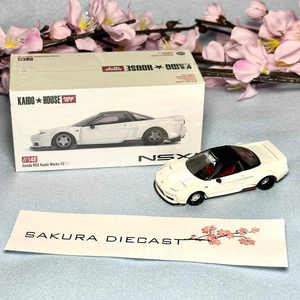 [OPEN BOX] 1/64 Mini GT Kaido-House Honda NSX Kaido Works V2 (white)