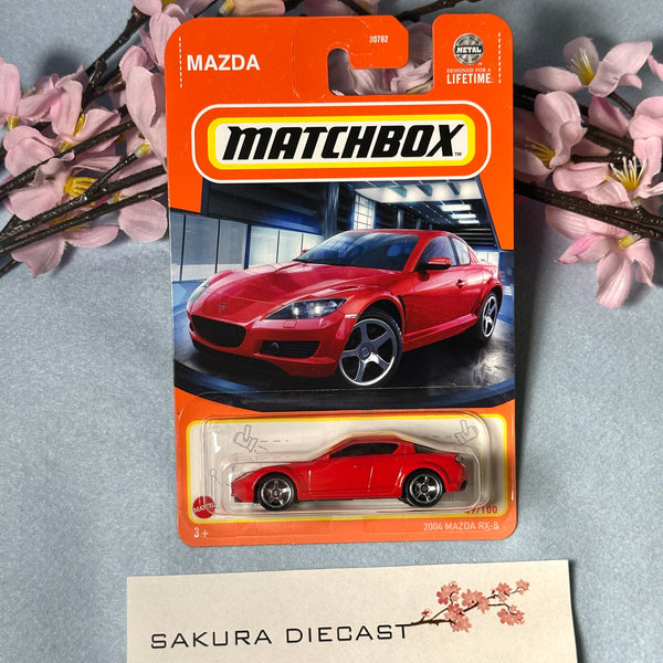 1/64 Matchbox 2004 Mazda RX-8 RX8 (red) – Sakura Diecast