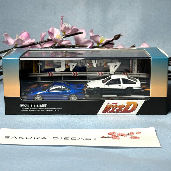 1/64 Modeler's Initial D Vol.15 Toyota MR2 SW20 and AE86 Sprinter
