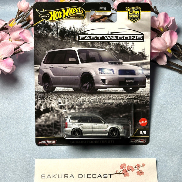 1/64 Hot Wheels Premium Fast Wagons - Subaru Forester STI