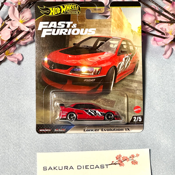 1/64 Hot Wheels Premium Fast & Furious - Mitsubishi Lancer Evolution EVO IX