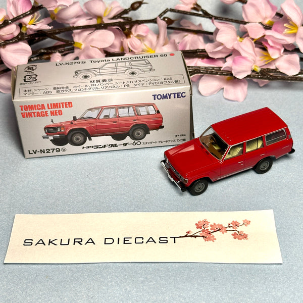 1/64 Tomica Limited Vintage Neo Toyota Land Cruiser 60 (red)