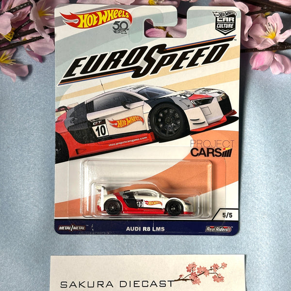 1/64 Hot Wheels Car Culture - Eurospeed - Audi R8 LMS – Sakura Diecast