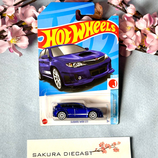 1/64 Hot Wheels Subaru Impreza WRX STI (blue)