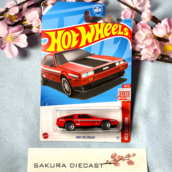 1/64 Hot Wheels DeLorean (Target red edition)