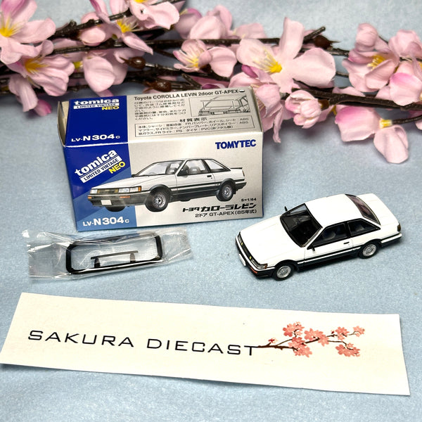 1/64 Tomica Limited Vintage Neo Toyota Corolla Levin 2door GT-APEX (white)