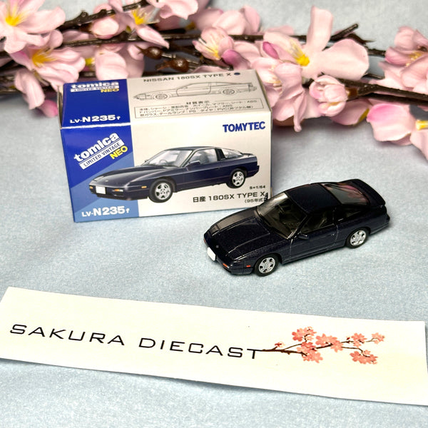 1/64 Tomica Limited Vintage Neo Nissan 180SX Type X (grey)