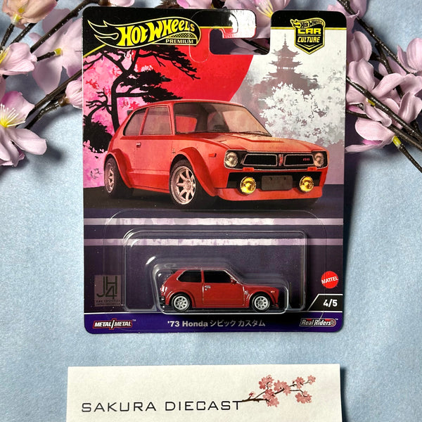 1/64 Hot Wheels Car Culture - Japan Historics 4 - ‘73 Honda Civic Custom