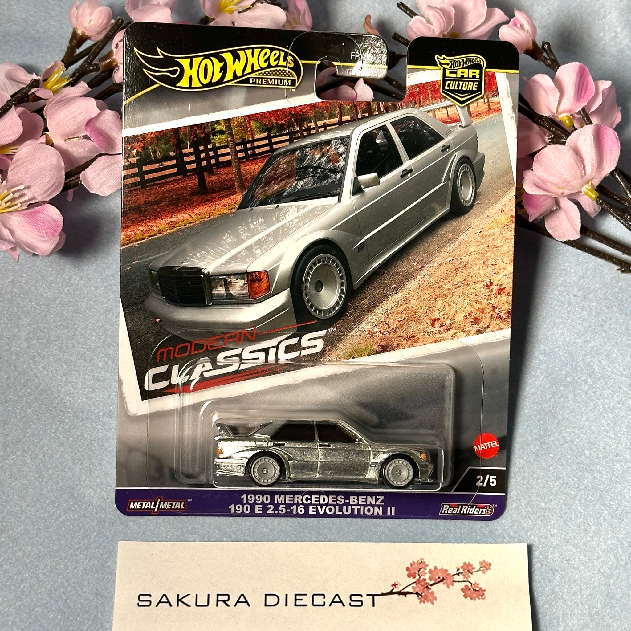 1/64 Hot Wheels Car Culture - Modern Classics 2024 - 1990 Mercedes