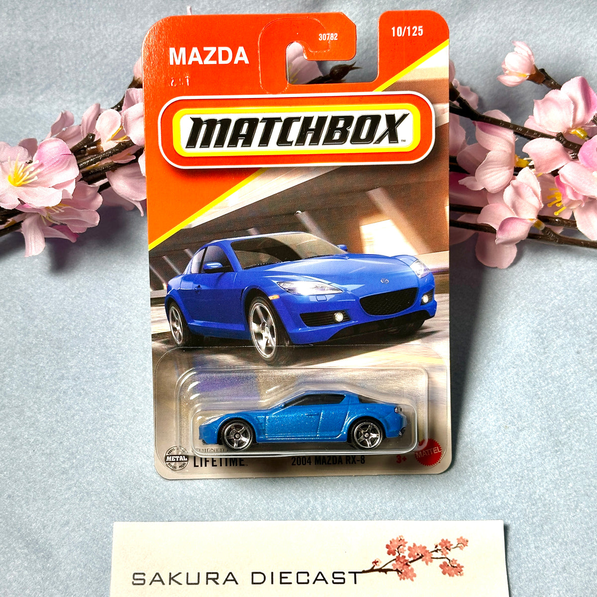 1/64 Matchbox 2004 Mazda RX-8 RX8 (blue) – Sakura Diecast