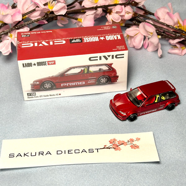 1/64 Mini GT Kaido-House Honda Civic (EF) Kaido Works V2 156