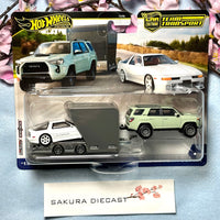 1/64 Hot Wheels Car Culture Team Transport - ‘89 Toyota Supra and ‘18 Toyota 4Runner