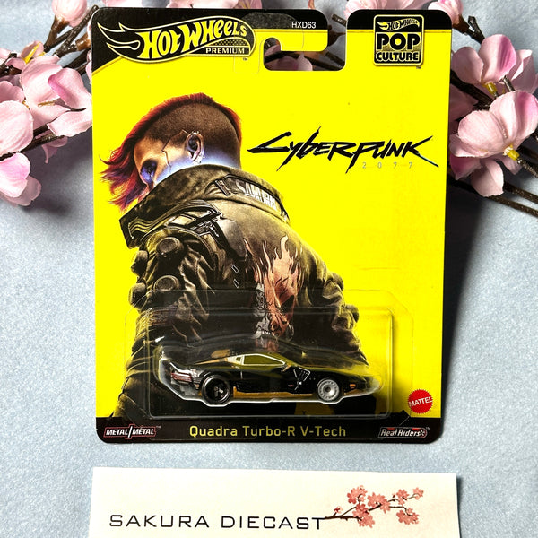 1/64 Hot Wheels Premium Cyberpunk 2077 - Quadra Turbo-R V-Tech