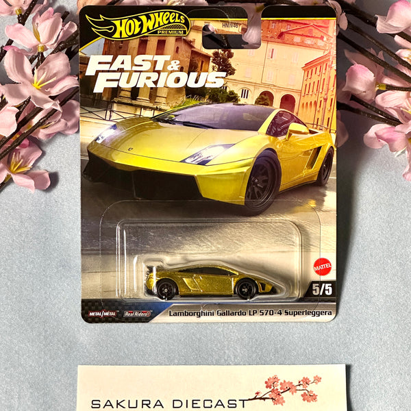 1/64 Hot Wheels Premium Fast & Furious - Lamborghini Gallardo LP 570-4 Superleggera