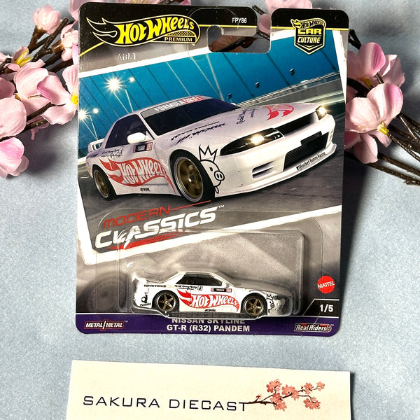 1/64 Hot Wheels Car Culture - Modern Classics 2024 - Nissan Skyline GTR GT-R R32 Pandem