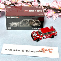 1/64 Mini GT Kaido-House Datsun 510 Wagon 063 (red)