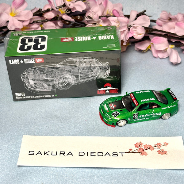 1/64 Mini GT Kaido-House Nissan Skyline GTR GT-R R33 Imai Racing V1 150