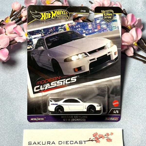 1/64 Hot Wheels Car Culture - Modern Classics 2024 - Nissan Skyline GTR GT-R R33