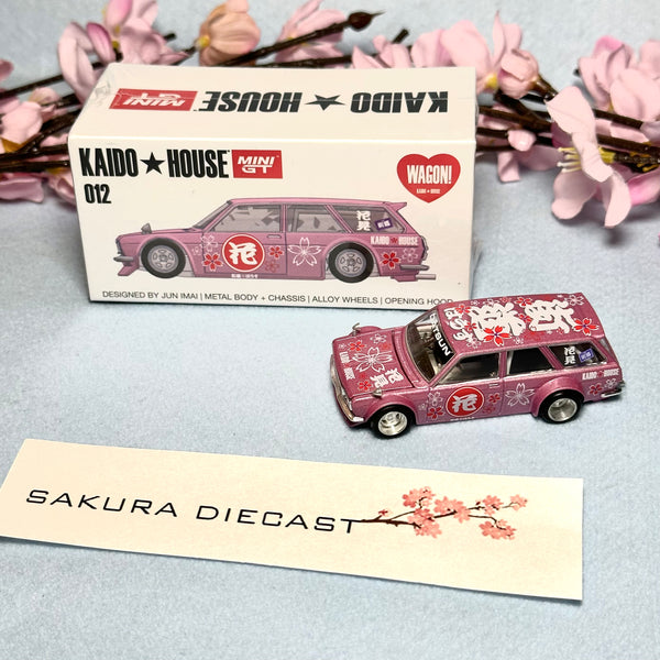 1/64 Mini GT Kaido-House Datsun 510 Wagon 012 (pink)