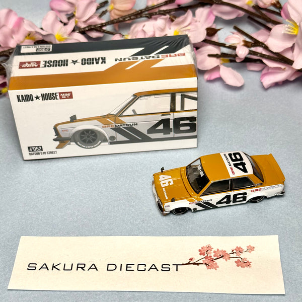 1/64 Mini GT Kaido-House Datsun 510 Street 052 (orange)