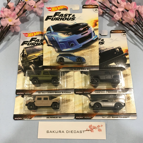 1/64 Hot Wheels Premium Fast and Furious - Furious Off-Road set