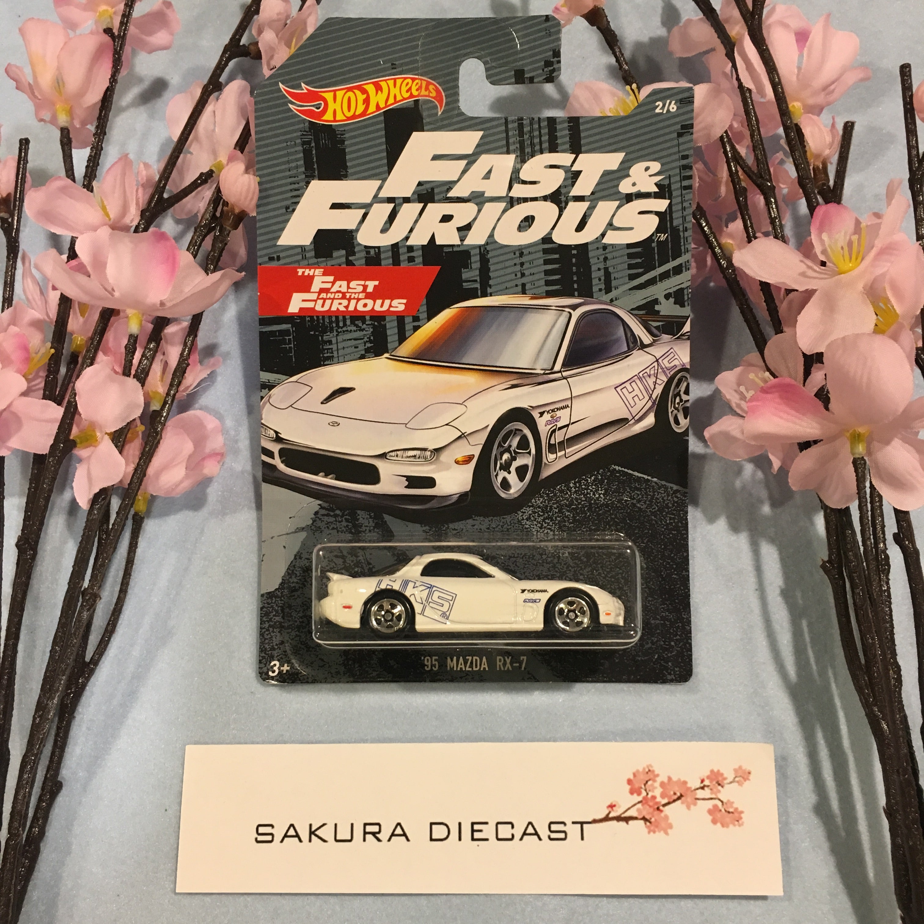 ミニカー Hotwheels FAST& FURIOUS MAZDA RX-7 2023 Hot Wheels The Fast and Furious series 1 95 Mazda RX-7