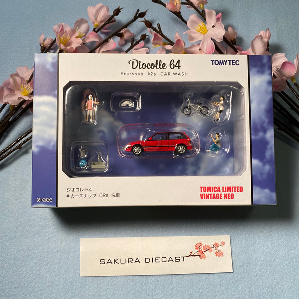 1/64 Tomica Limited Vintage Neo DioColle Car Wash Honda Civic EF 25XT