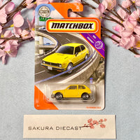 1/64 Matchbox ‘76 Honda Civic CVCC (yellow)