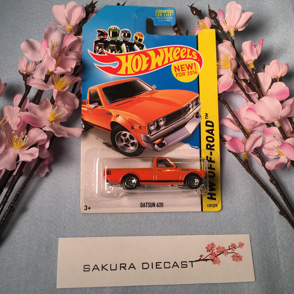 1/64 Hot Wheels Datsun 620 (orange)