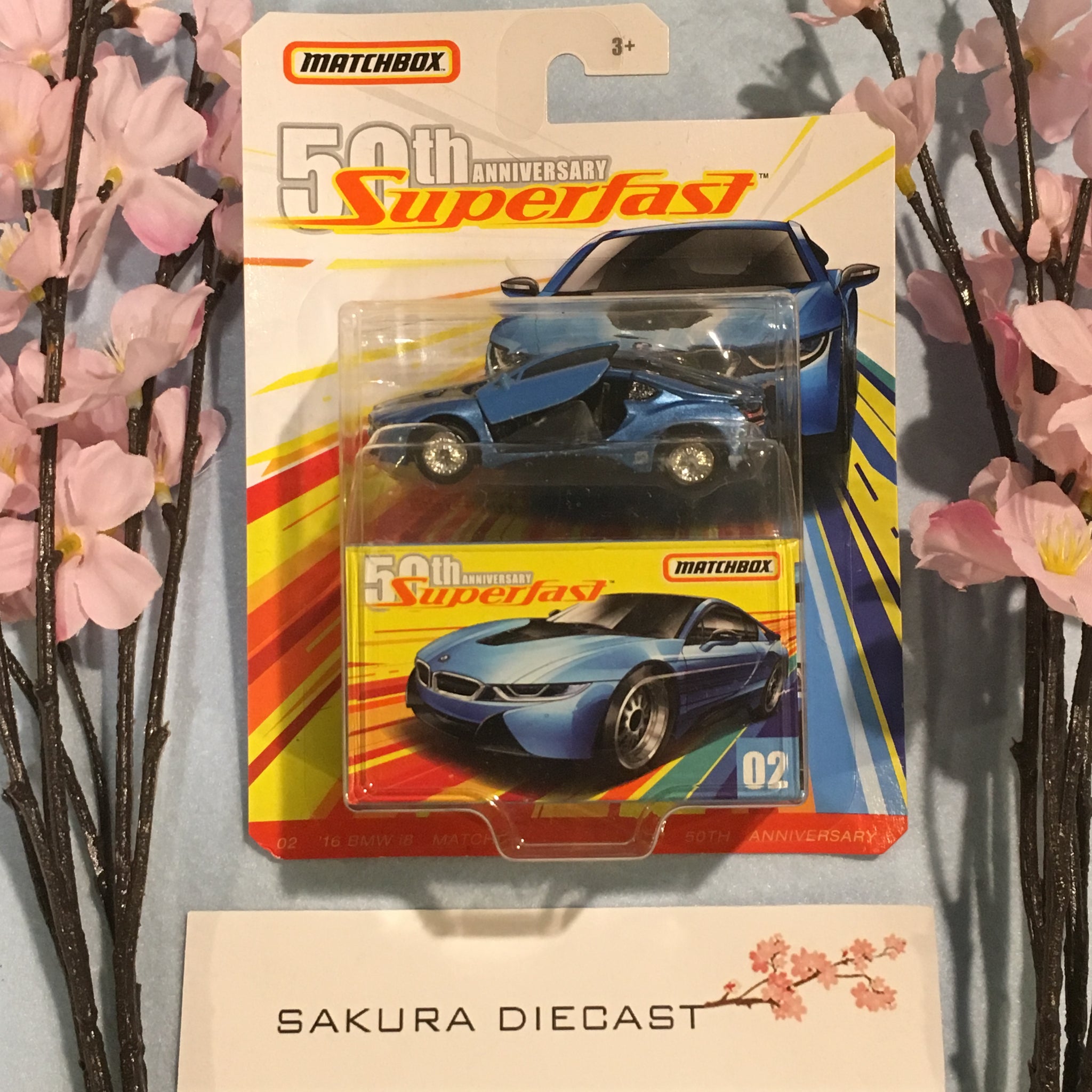 1/64 Matchbox Superfast BMW i8 – Sakura Diecast