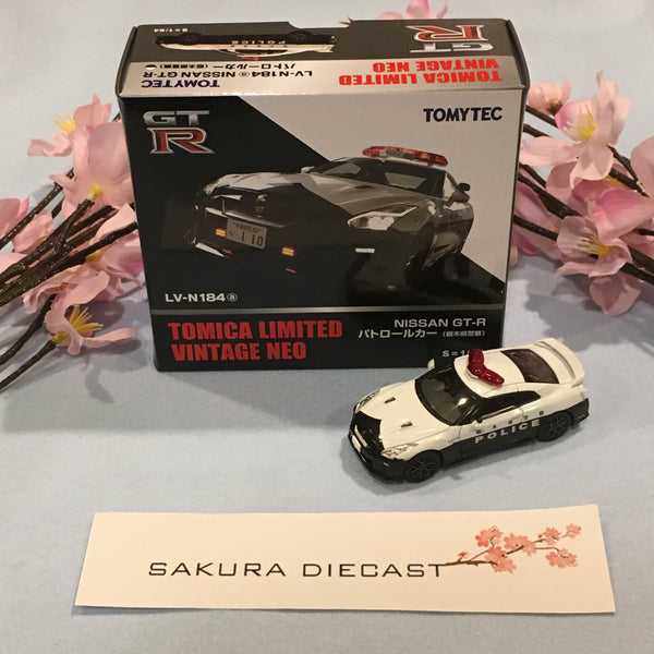 1/64 Tomica Limited Vintage Neo Nissan GT-R R35 Premium Edition (Japanese Patrol Car)
