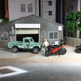 1/64 Accessories: 4cm Motorcycles (set of 4)