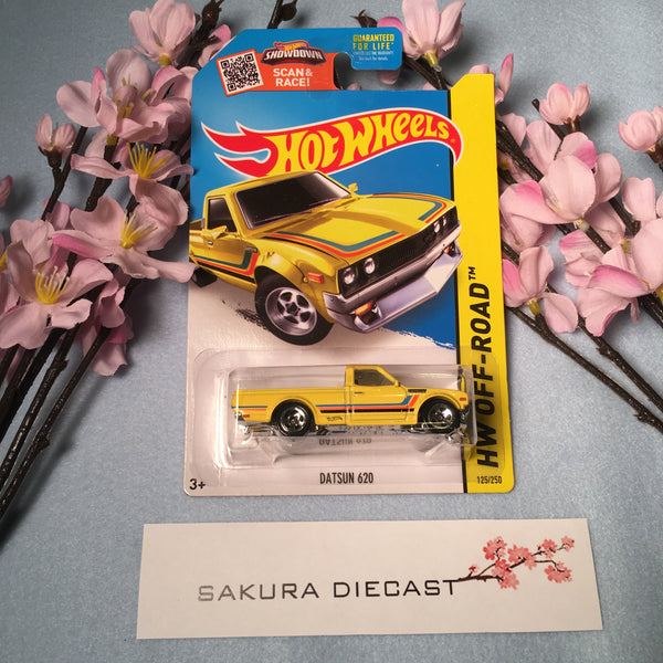 1/64 Hot Wheels Datsun 620 (yellow, Kmart exclusive)