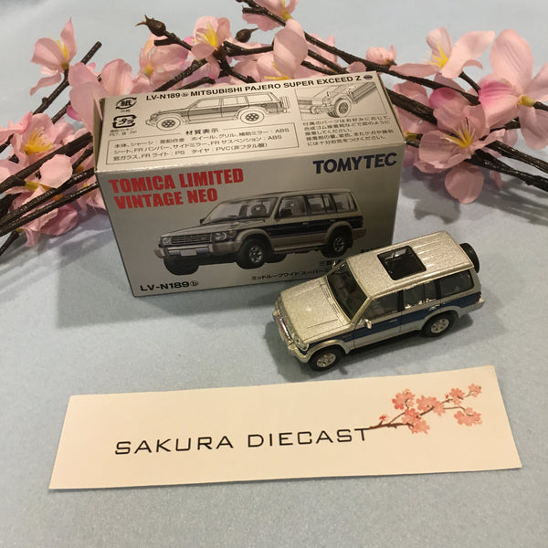 1/64 Tomica Limited Vintage Neo Mitsubishi Pajero Super Exceed Z (silver/blue)