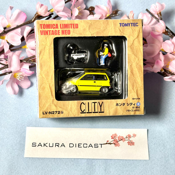 1/64 Tomica Limited Vintage Neo Honda City (yellow)