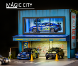 1/64 Magic City Subaru Garage Diorama Kit